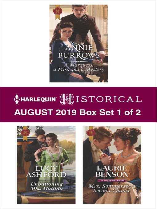 Title details for Harlequin Historical August 2019, Box Set 1 of 2 by Annie Burrows - Wait list